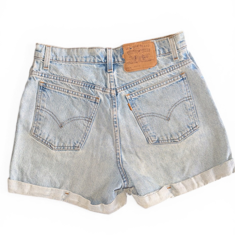 Levi's 954 Light Blue Denim with Brown Topstitching